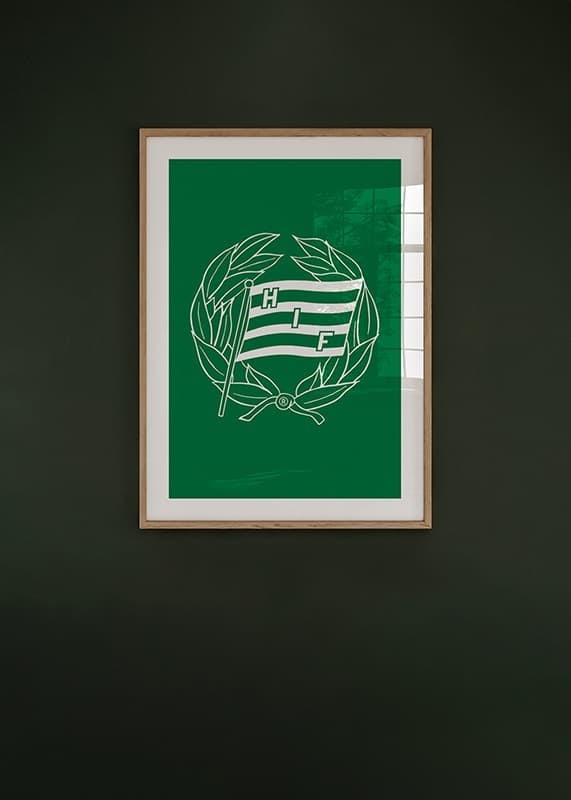 Logo Grön Enfärgad Hammarby IF-12