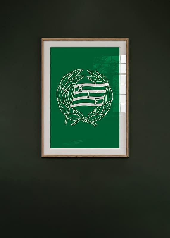 Logo Grön Enfärgad Hammarby IF-12