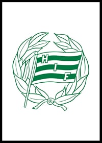 Logo Vit Enfärgad Hammarby IF-0