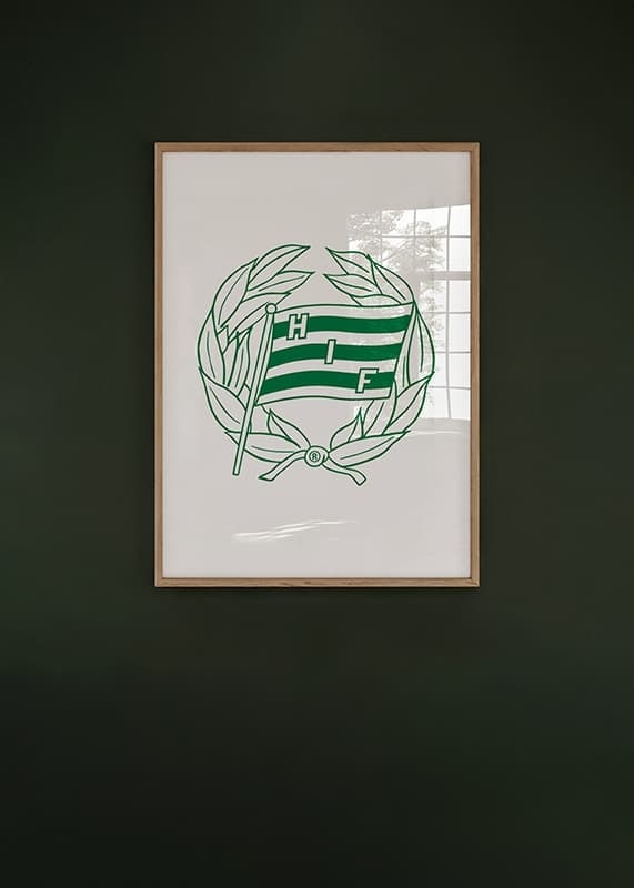 Logo Vit Enfärgad Hammarby IF-12