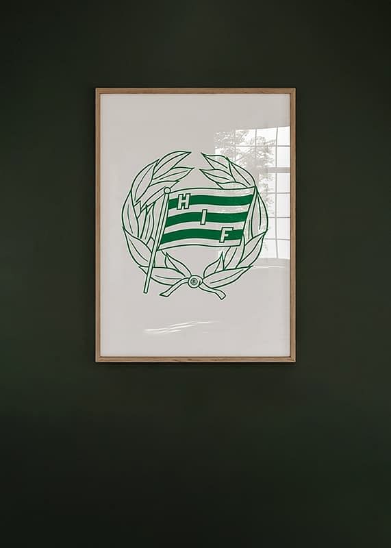 Logo Vit Enfärgad Hammarby IF-12