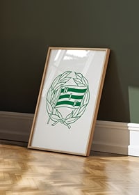 Logo Vit Enfärgad Hammarby IF-3
