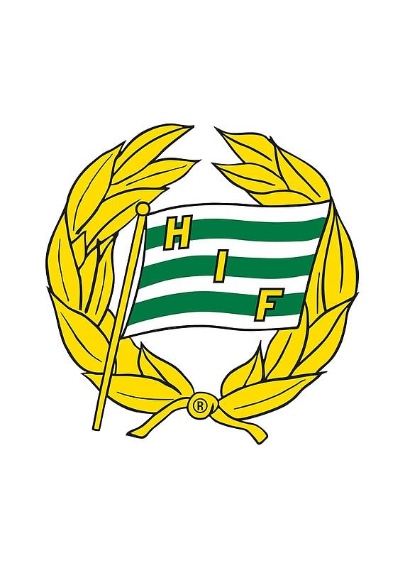 Poster Klubbmärke Vit Hammarby IF