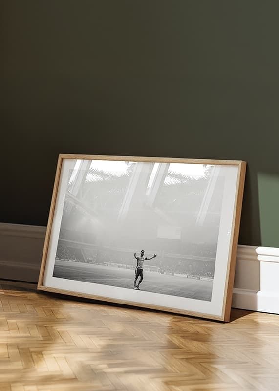 Poster 2024 Nahir Besara B&W Hammarby IF crossfade