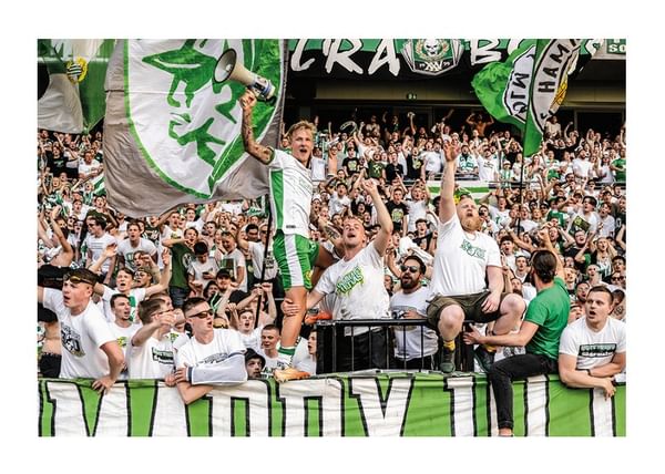 Poster 2024 Fredrik Hammar Med Supportrar Hammarby IF