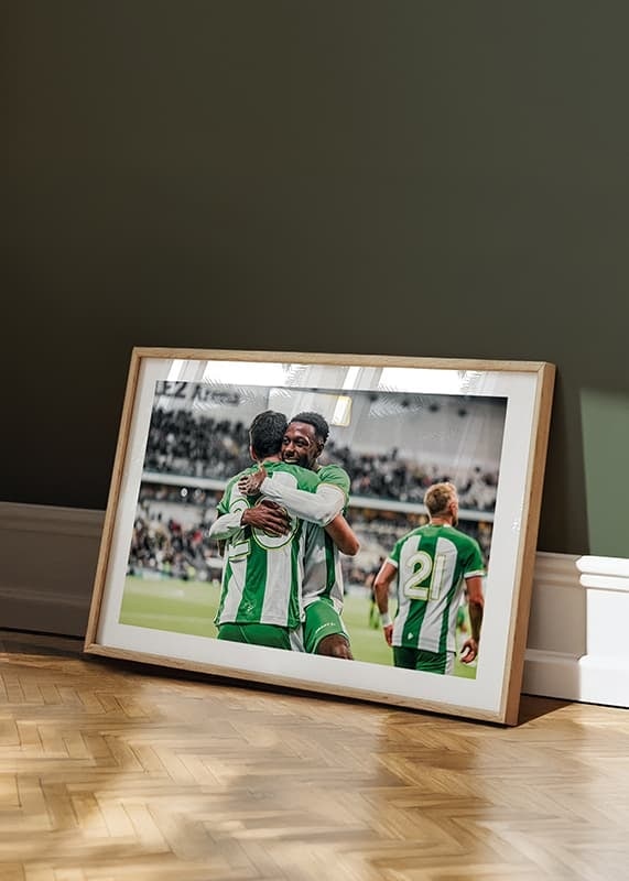 Poster 2024 Nahir Besara Shaquille Pinas Hammarby IF crossfade