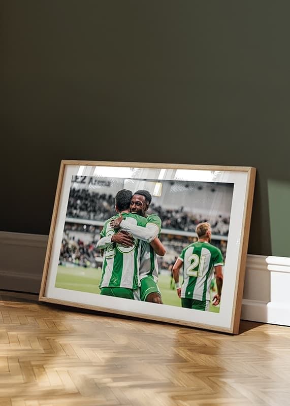 Poster 2024 Nahir Besara Shaquille Pinas Hammarby IF crossfade