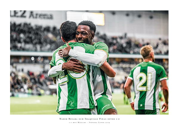 Poster 2024 Nahir Besara Shaquille Pinas Hammarby IF