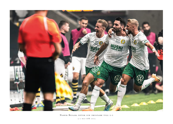 Poster 2023 Nahir Besara Med Lagkamrater Hammarby IF