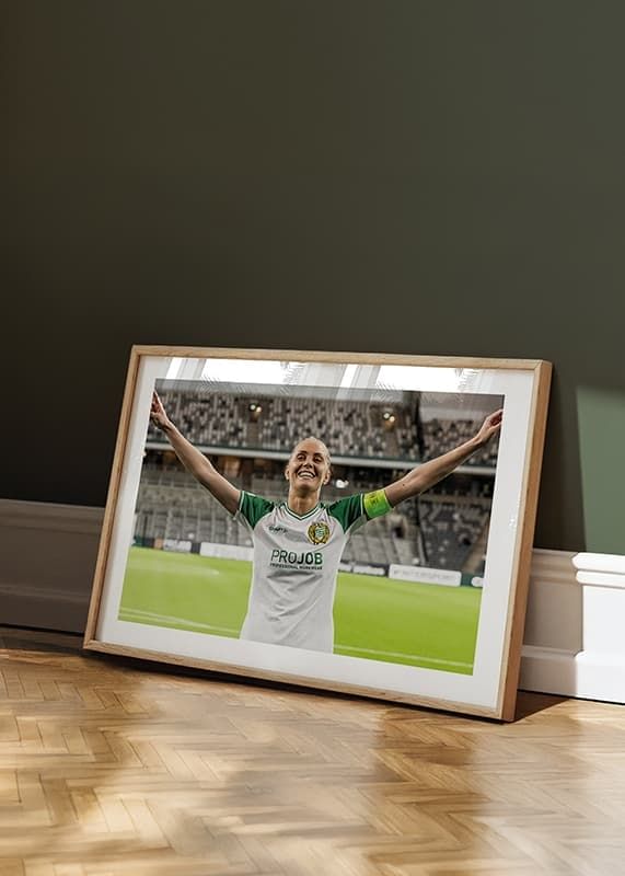 Poster 2024 Alice Carlsson Hammarby IF crossfade