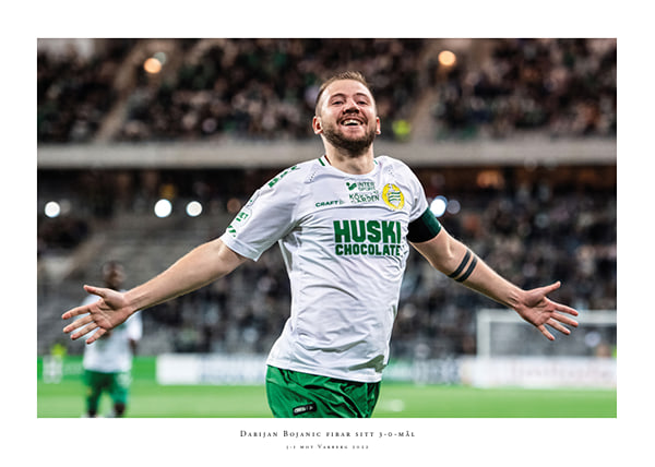 Poster 2022 Darijan Bojanic Hammarby IF