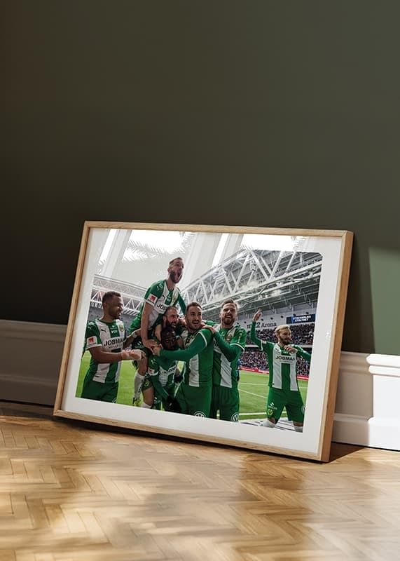 Poster 2018 Laget Jublar Hammarby IF crossfade