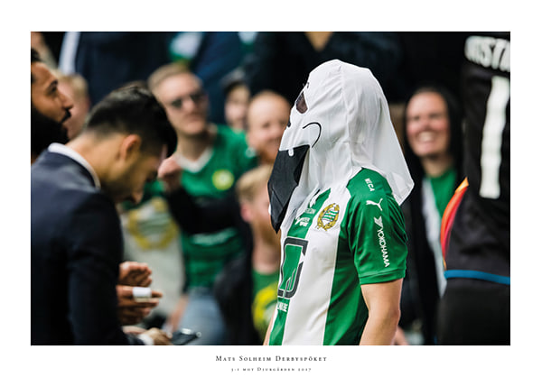 Poster 2017 Mats Solheim Spökmask Hammarby IF