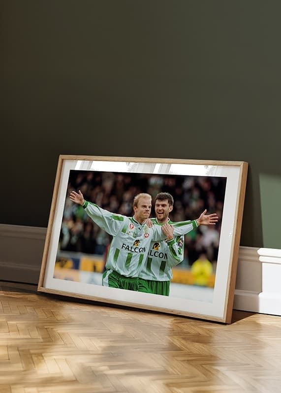 Poster 2001 Andreas Hermansson Trym Bergman Hammarby IF crossfade