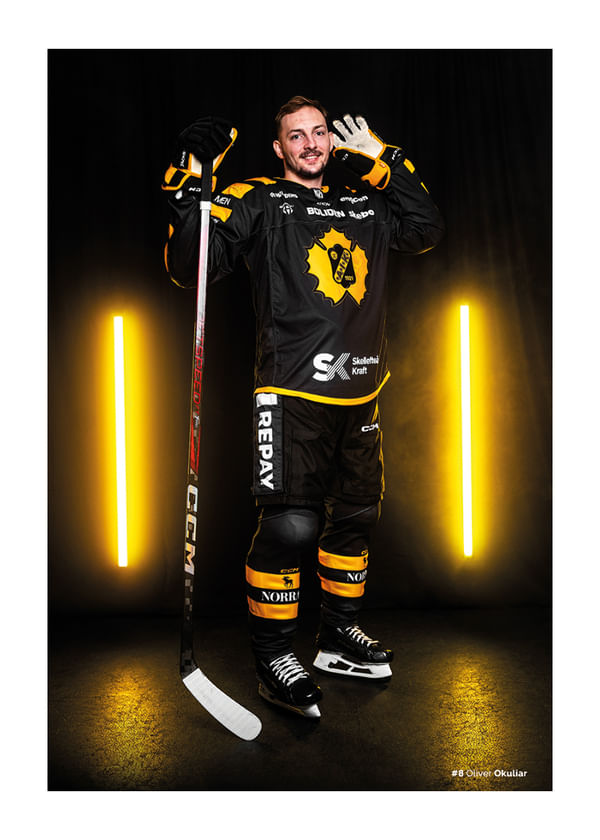 Poster Oliver Okuliar #8 Skellefteå AIK 2025/2026