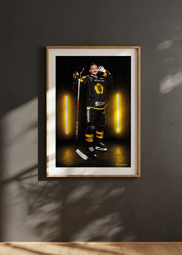 Poster Oliver Okuliar #8 Skellefteå AIK 2025/2026 crossfade