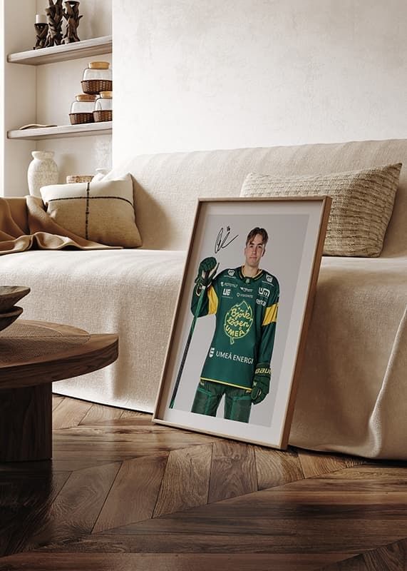 Poster Gustaf Kangas #16 IF Björklöven 2024/2025 crossfade