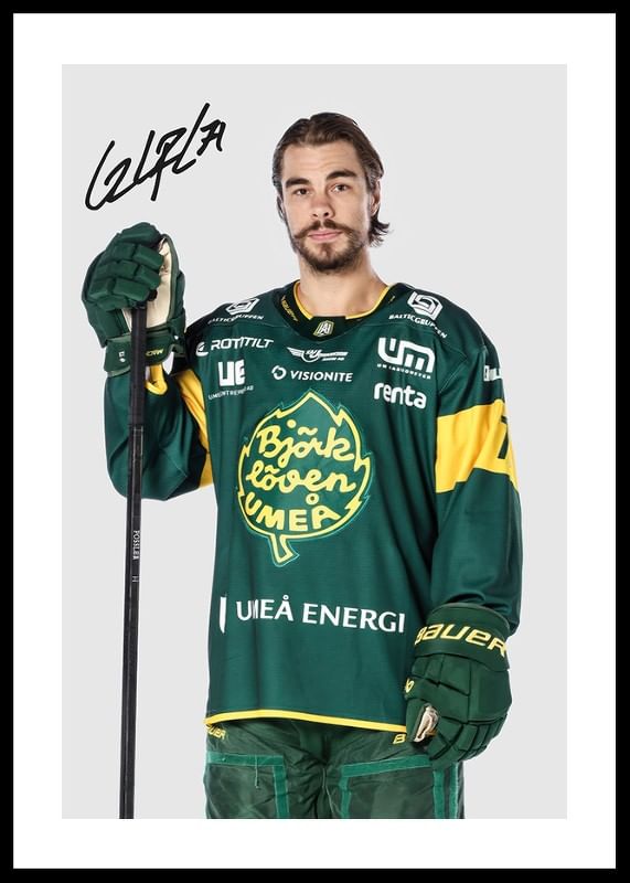 Poster Gustav Possler #71 IF Björklöven 2024/2025