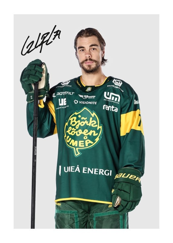 Poster Gustav Possler #71 IF Björklöven 2024/2025