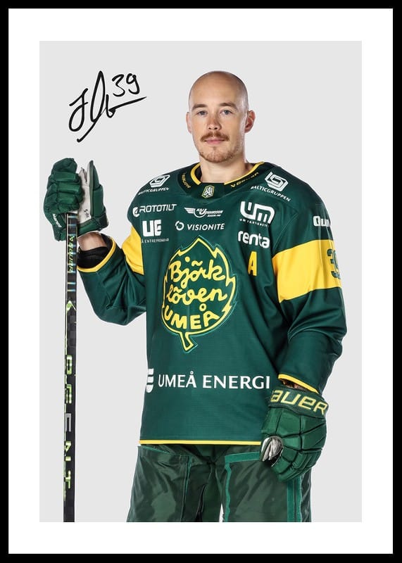 Poster Joel Mustonen #39 IF Björklöven 2024/2025