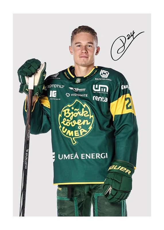 Poster Linus Cronholm #24 IF Björklöven 2024/2025