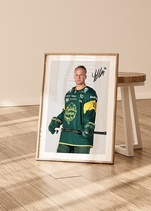 Poster Marcus Nilsson #10 IF Björklöven 2024/2025 crossfade