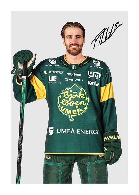 Poster Tim Theocharidis #59 IF Björklöven 2024/2025