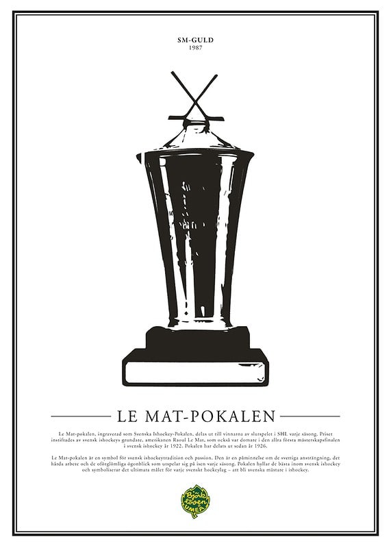 Poster IF Björklöven Le Mat-Pokalen