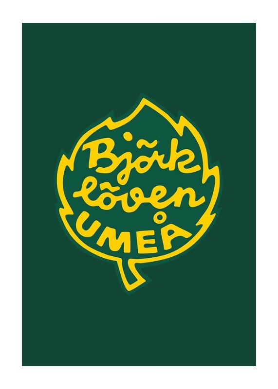 Poster Logo Grön IF Björklöven