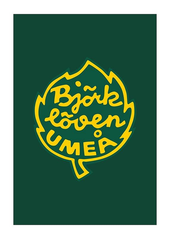 Poster Logo Grön IF Björklöven