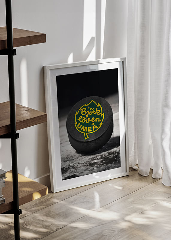 Poster Hockeypuck IF Björklöven crossfade