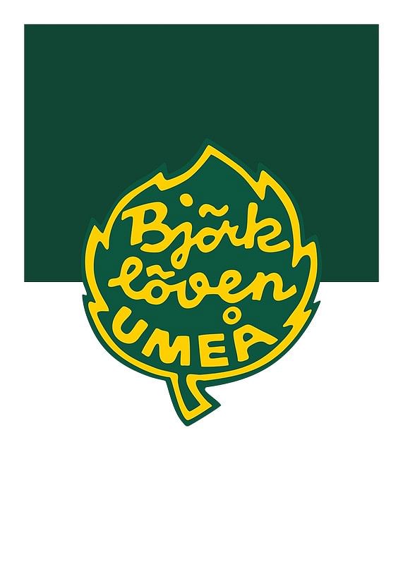 Poster Logo Grönvit IF Björklöven