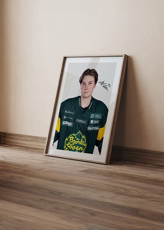Poster Alva Karlström #16 IF Björklöven 2024/2025 crossfade