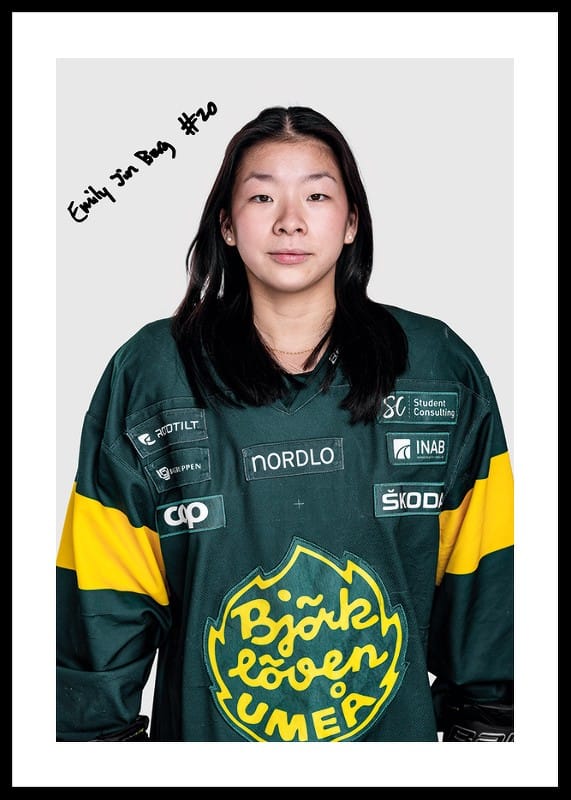 Poster Emily Jin Berg #20 IF Björklöven 2024/2025