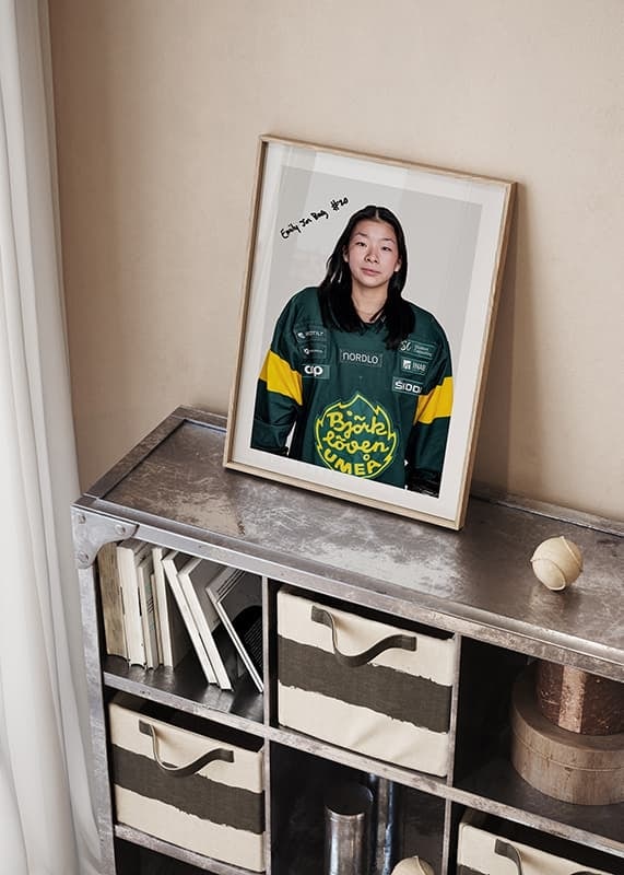 Poster Emily Jin Berg #20 IF Björklöven 2024/2025 crossfade