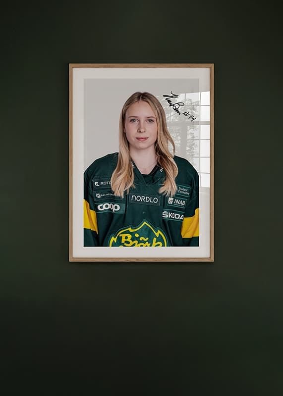 Poster Hedda Brydsten #14 IF Björklöven 2024/2025 crossfade