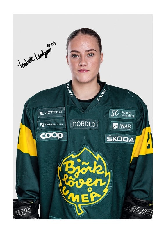 Poster Isabelle Lundin-Lundgren #21 IF Björklöven 2024/2025