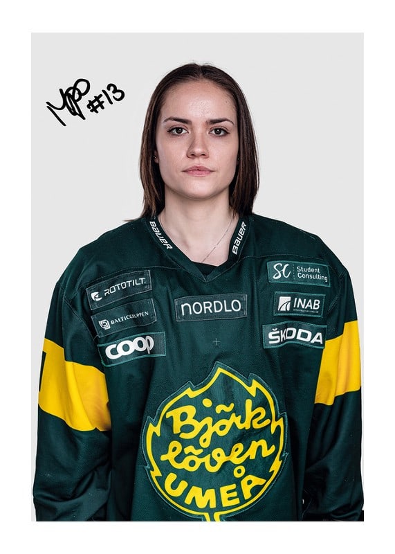 Poster Mickaela Trobäck Paulsson #13 IF Björklöven 2024/2025