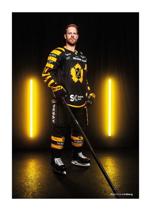 Poster Oscar Lindberg #24 Skellefteå AIK 2025/2026