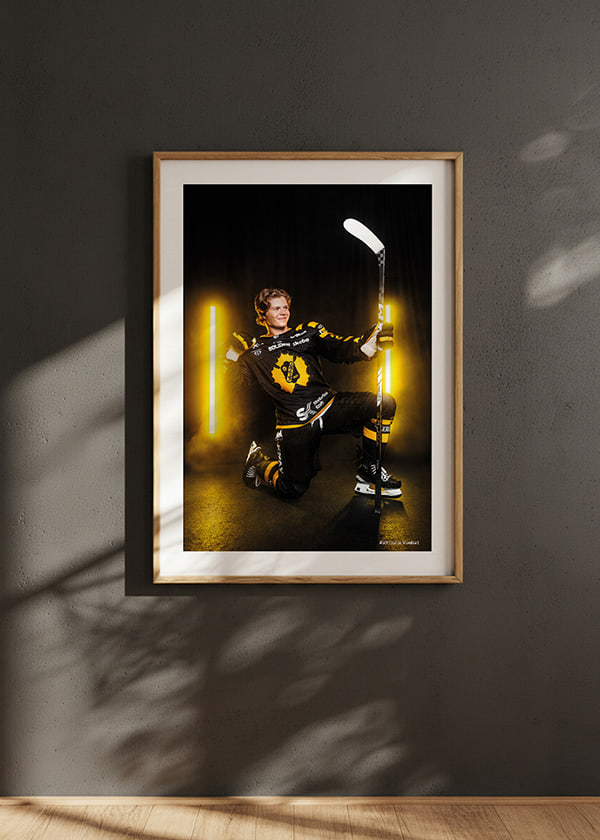 Poster Oscar Voullet #27 Skellefteå AIK 2025/2026 crossfade