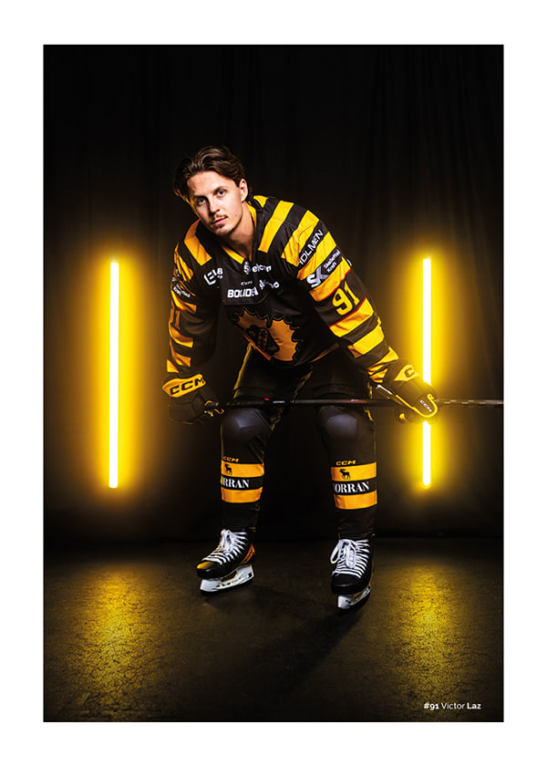 Poster Victor Laz #91 Skellefteå AIK 2025/2026