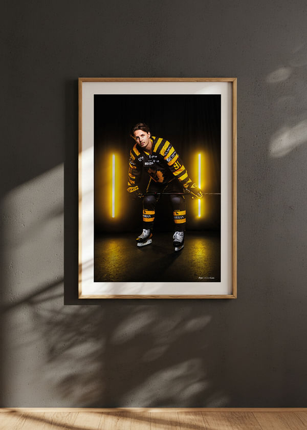 Poster Victor Laz #91 Skellefteå AIK 2025/2026 crossfade