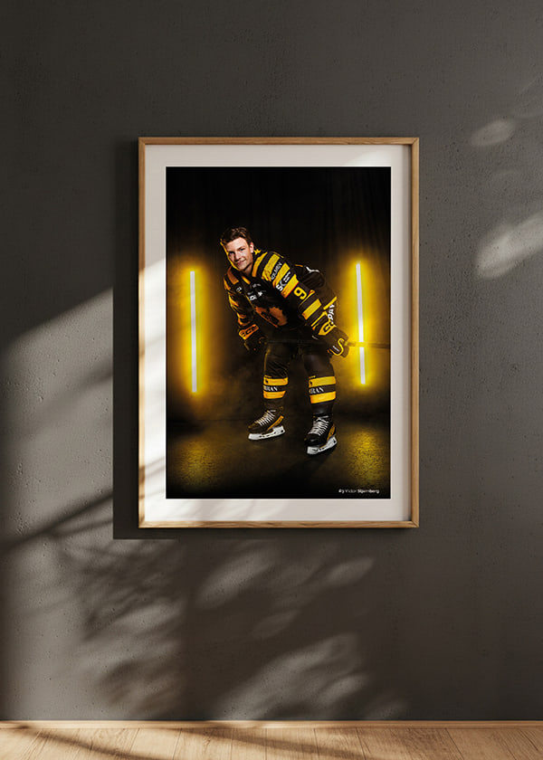 Poster Victor Stjernborg #9 Skellefteå AIK 2025/2026 crossfade