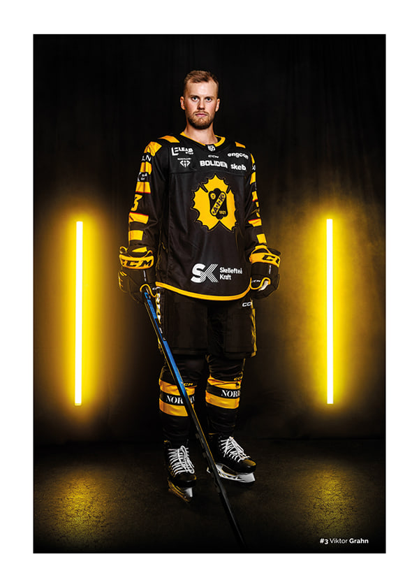 Poster Viktor Grahn #3 Skellefteå AIK 2025/2026
