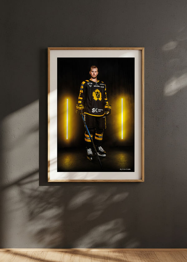 Poster Viktor Grahn #3 Skellefteå AIK 2025/2026 crossfade