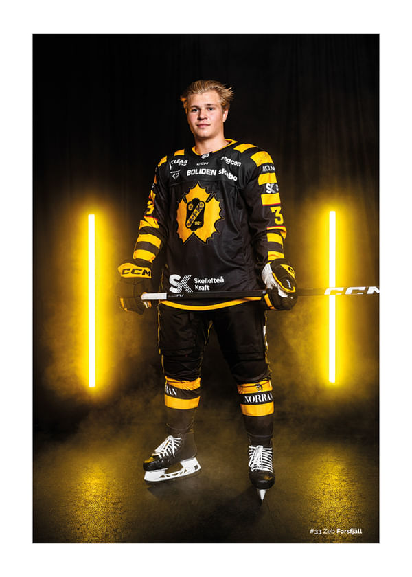 Poster Zeb Forsfjäll #33 Skellefteå AIK 2025/2026