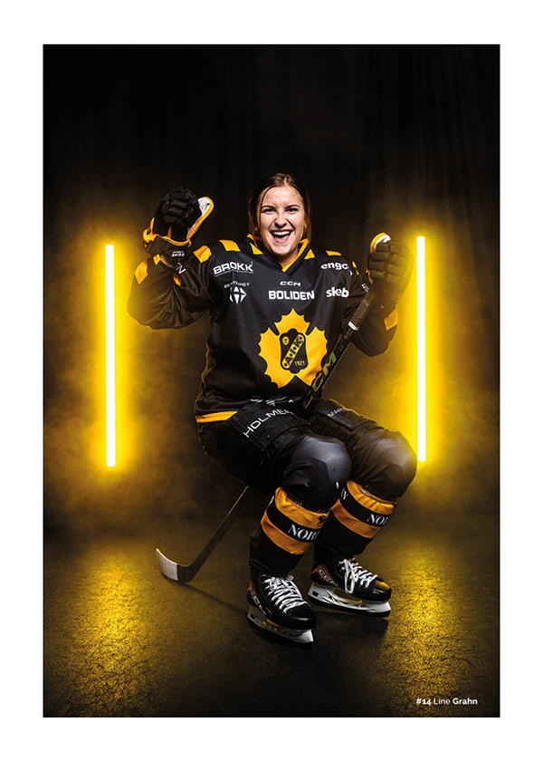 Poster Line Grahn #14 Skellefteå AIK 2025/2026