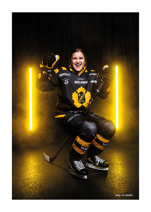 Poster Line Grahn #14 Skellefteå AIK 2025/2026