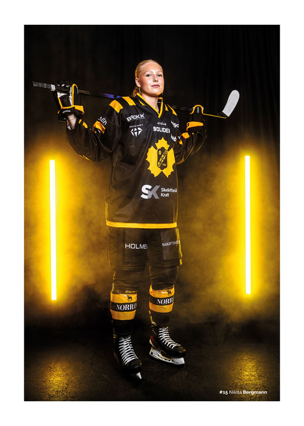 Poster Nikita Bergmann #15 Skellefteå AIK 2025/2026