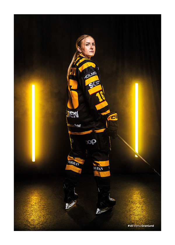 Poster Vilma Granlund #16 Skellefteå AIK 2025/2026